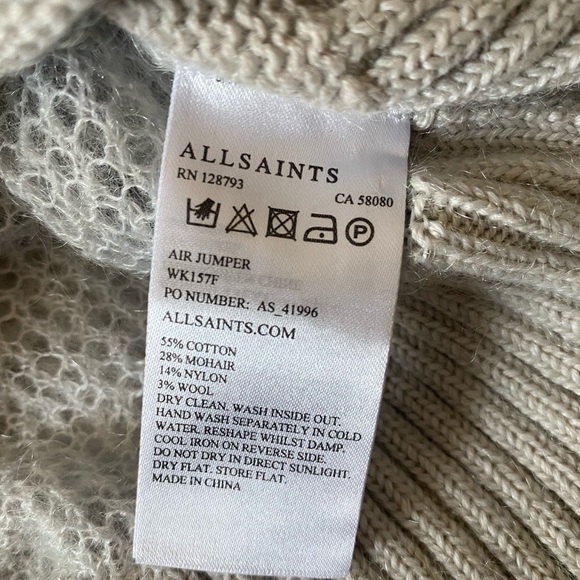 NWOT AllSaints Air Jumper - Picture 6 of 6